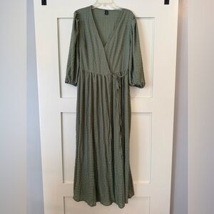 Green Wrap Dress